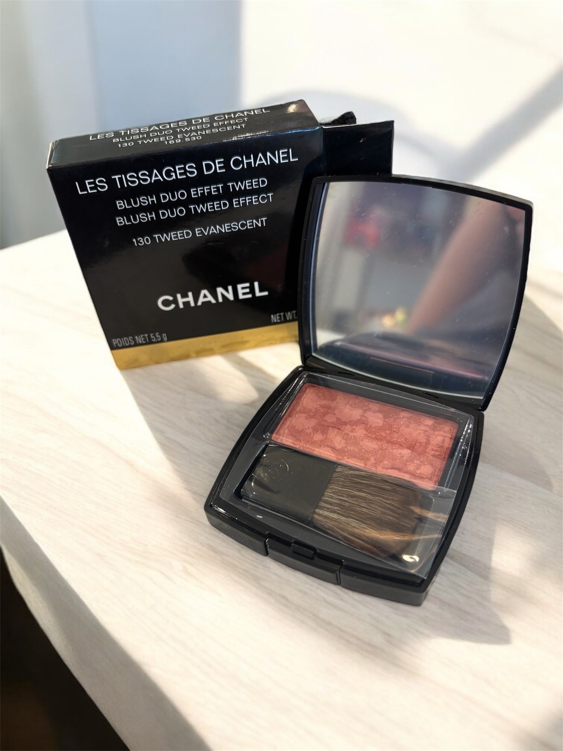 Chanel Blush Duo Tweed *Tweed Evanescent*