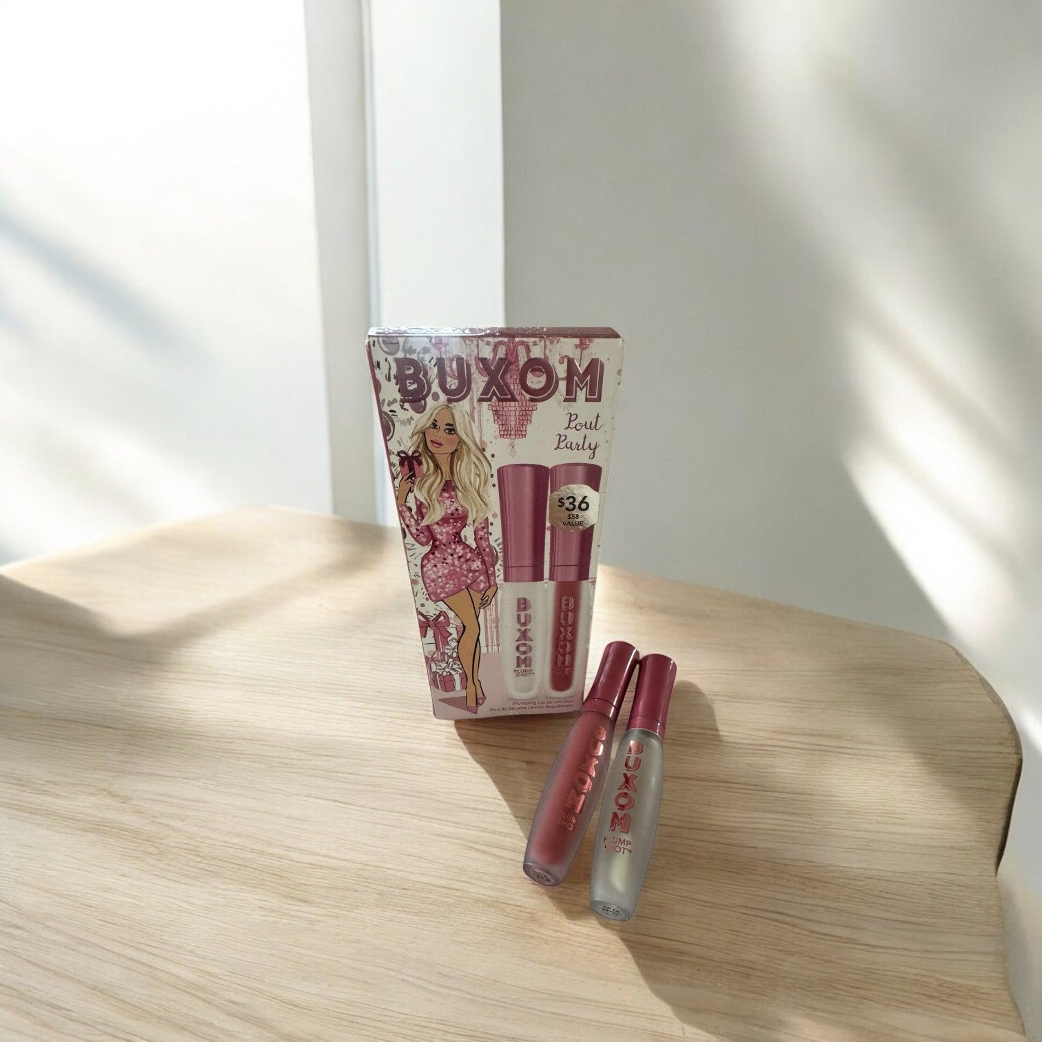 BUXOM Pout Party Lip Plumping Serum Duo